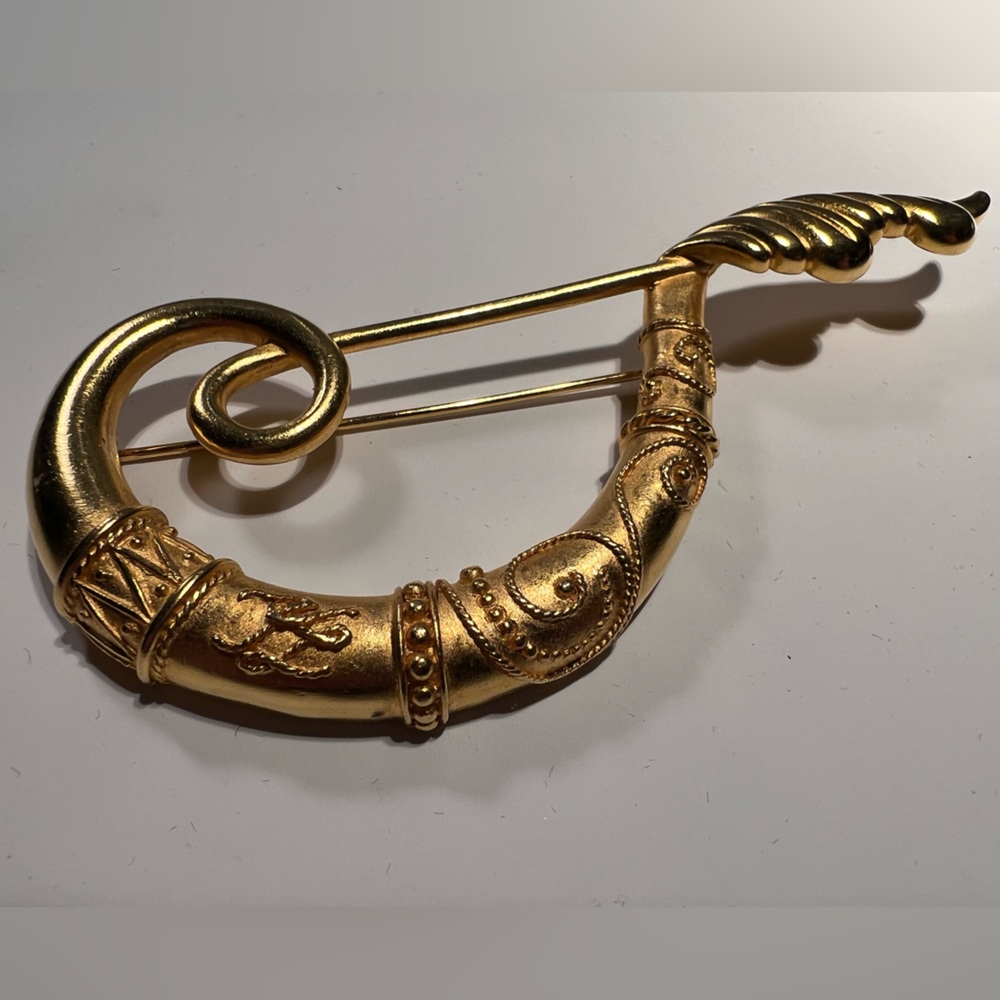 Karl Lagerfeld Couture Fibula Brooch